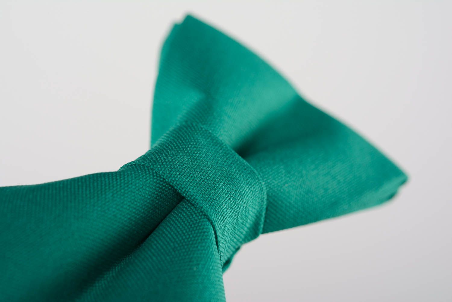 Bow tie of turquoise color photo 4