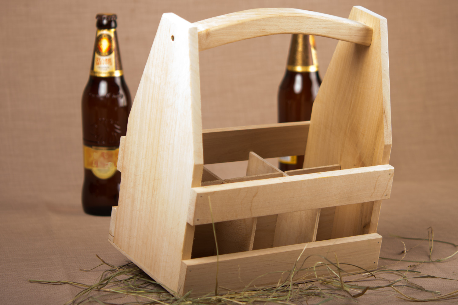 Beer bottle holder handmade wooden box for bottles kitchen ideas home decor photo 2