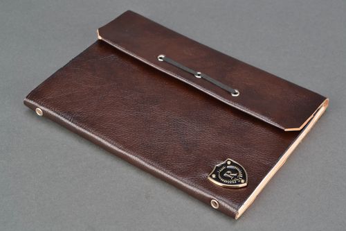 Handmade Notizblock aus Kunstleder - MADEheart.com