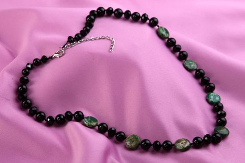 Beautiful handmade gemstone necklace beaded necklace design beautiful jewellery - MADEheart.com