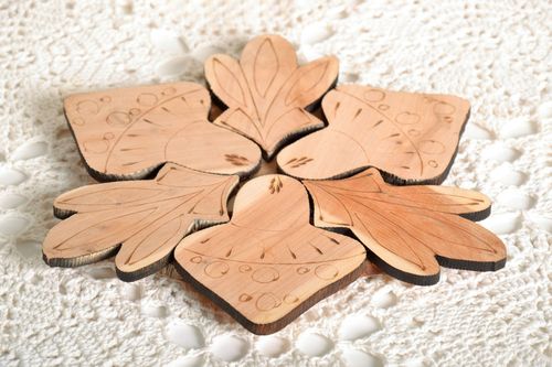 Salvamantel de madera para platos calientes - MADEheart.com