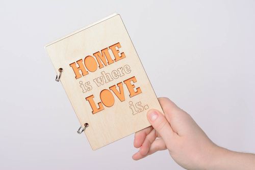 Craft blank in the shape of a notebook - MADEheart.com