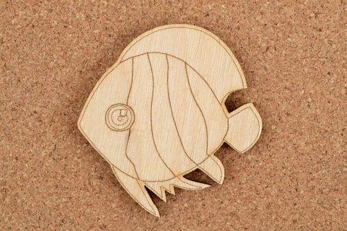 Handmade designer accessory unusual blank for creativity lovely wooden present - MADEheart.com