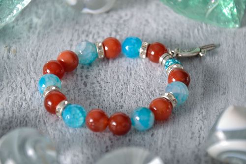 Bracelet en pierres naturelles fait main - MADEheart.com
