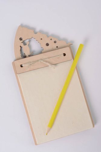 Notebook with magnet Mouse and Cheese - MADEheart.com