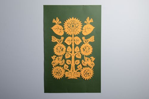 Quadro di carta bello fatto a mano quadro decorativo decorazione da parete - MADEheart.com