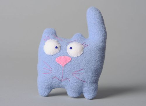 Fleece toy Indignant Cat - MADEheart.com
