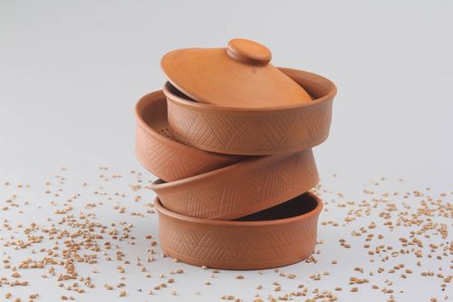 Topf für Keimung aus Ton - MADEheart.com