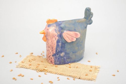 Tonstatuette Hähnchen - MADEheart.com