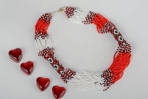 Collier fantaisie fait main Collier ethnique Accessoire femme design original - MADEheart.com