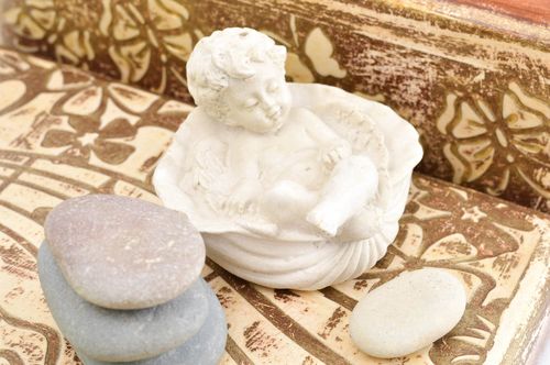 Handmade figurine designer statuette plaster souvenir decorative use only - MADEheart.com