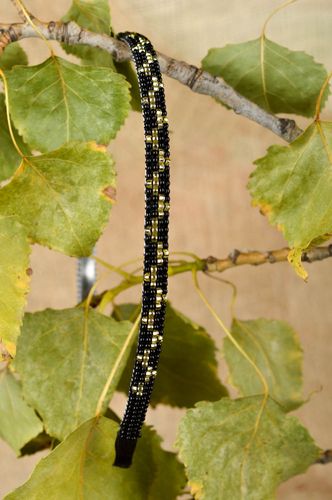 Handmade hair accessories beaded hair band ethnic jewelry gifts for women - MADEheart.com