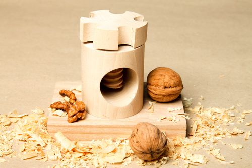 Handmade wooden nutcracker wooden kitchen utensils kitchen tools wooden gifts - MADEheart.com