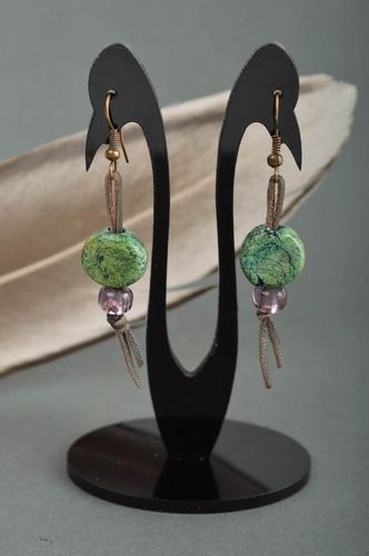 Pendientes hechos a mano bisutería fina elegante regalo original para mujer  - MADEheart.com