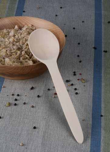 Cucchiaio di legno fatto a mano attrezzi da cucina stoviglie di legno  - MADEheart.com