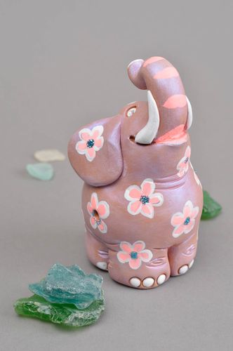 Handmade ceramic whistle clay statuette clay whistle handmade figurine for baby - MADEheart.com