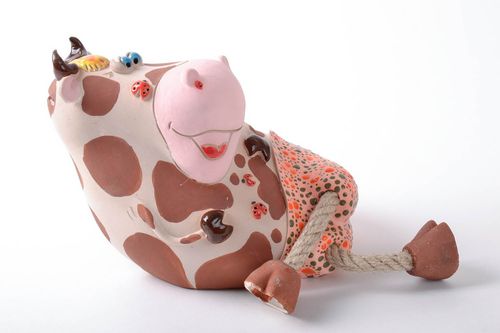 Money-box Relaxing cow - MADEheart.com