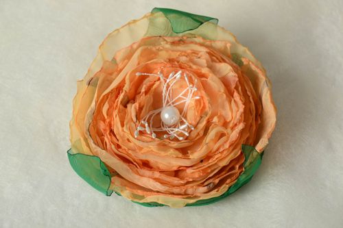 Handmade flower hair clip hair decorations hair accessories for girls gift ideas - MADEheart.com