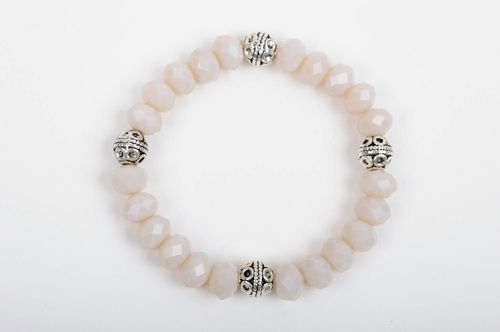 Handmade tender bracelet female wrist accessory unusual stylish jewelry - MADEheart.com