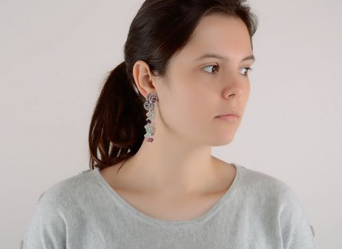 Ohrringe aus natürlichen Steinen - MADEheart.com
