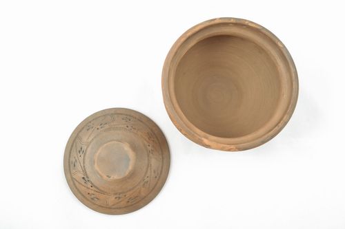 Pote de arcilla hecho a mano - MADEheart.com