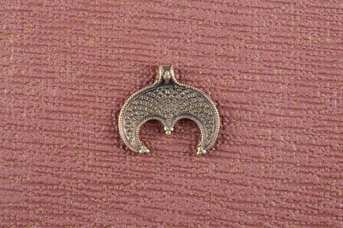 Pendentif bronze Bijou fait main orignal ethnique Accessoire femme stylé - MADEheart.com