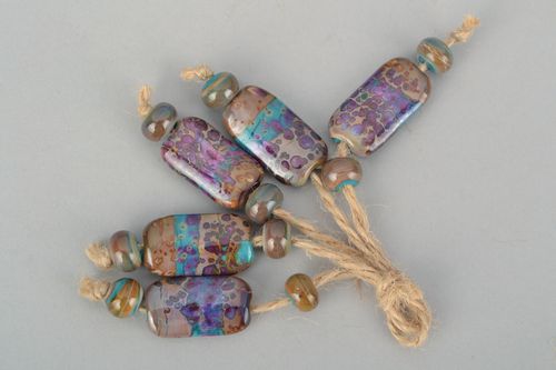 Glass beads for creation of pendants - MADEheart.com