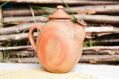 Handmade Keramik Geschirr bunt Keramik Teekanne ungewöhnlich Geschenk für Frau - MADEheart.com