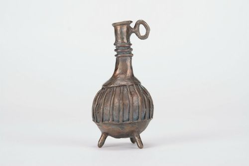 Bronze shelf pitcher figurine 3 inches 0,5 lb - MADEheart.com
