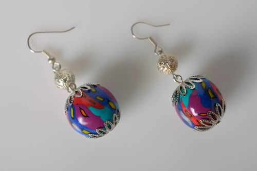 Handmade earrings designer accessories polymer clay fashion jewelry gift ideas - MADEheart.com