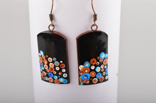 Handmade ceramic earrings fashion earrings designer accessories gifts for her - MADEheart.com
