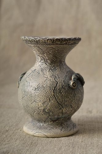 Vase miniature Déco maison fait main en céramique Cadeau original design - MADEheart.com