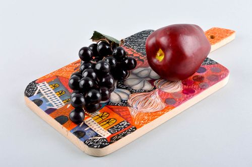 Tabla de cortar de madera artesanal utensilio de cocina elemento decorativo - MADEheart.com