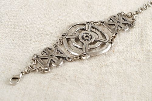 Bracelet métallique Bijou fait main original galvanisé Cadeau pour femme - MADEheart.com
