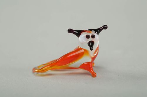 Figura de cristal artesanal Lechuza - MADEheart.com