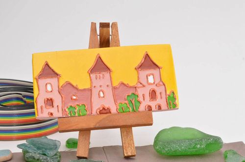 Imán de nevera artesanal inusual regalo original decoración de interior  - MADEheart.com