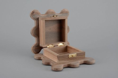 Wooden Box-Blank with Lock - MADEheart.com