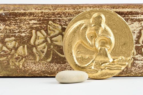 Aimant pour frigo fait main Magnet frigo Verseau en plâtre Accessoire de maison - MADEheart.com