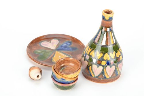 Ceramic set for sake - MADEheart.com