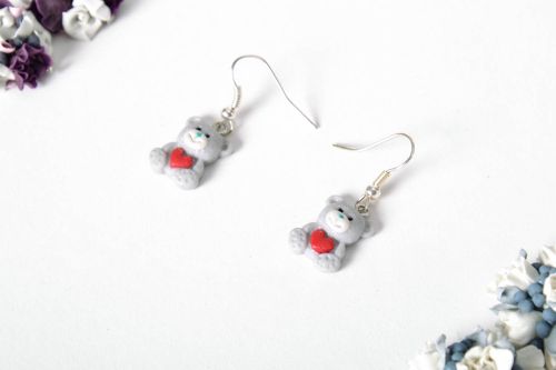 Earrings Bears in Love - MADEheart.com