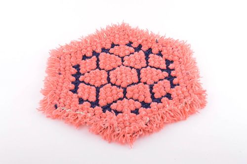 Handmade woven textile napkin kitchen design table decor decorative use only - MADEheart.com