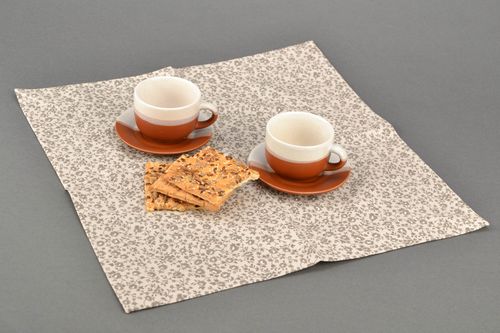 Handmade cotton napkin - MADEheart.com