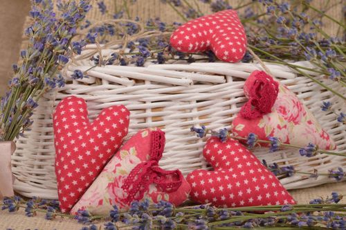 Pendente darredo fatto a mano ciondolo di tessuto decorazioni di casa - MADEheart.com