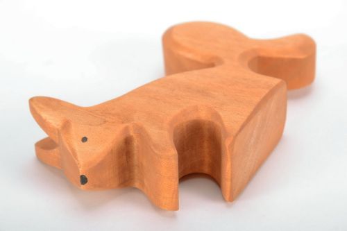 Wooden Figurine Squirrel - MADEheart.com