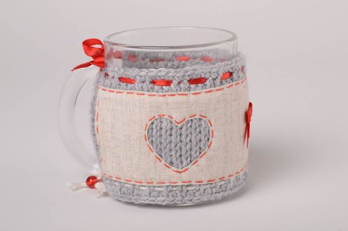 Handmade designer cute case stylish case for cups unusual home textile - MADEheart.com