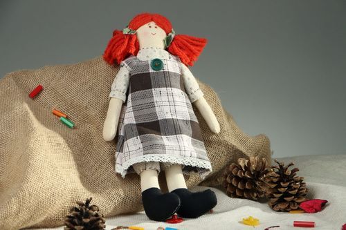 Fabric primitive doll Ann - MADEheart.com