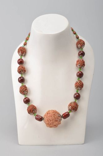Handmade jewellery bead necklace fashion necklaces for women designer accessory - MADEheart.com