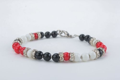 Bracelet en pierres naturelles fait main - MADEheart.com