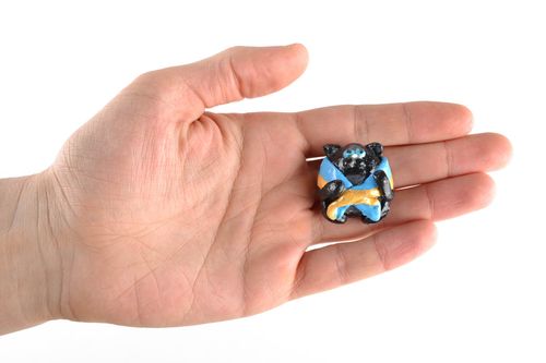 Polymer clay fridge magnet - MADEheart.com