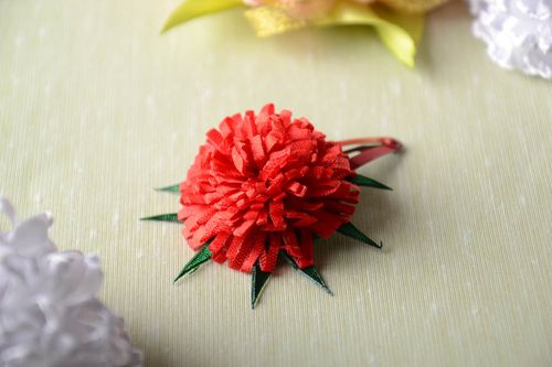 Fermaglio per capelli fatto a mano di nastri accessori da donna dautore - MADEheart.com